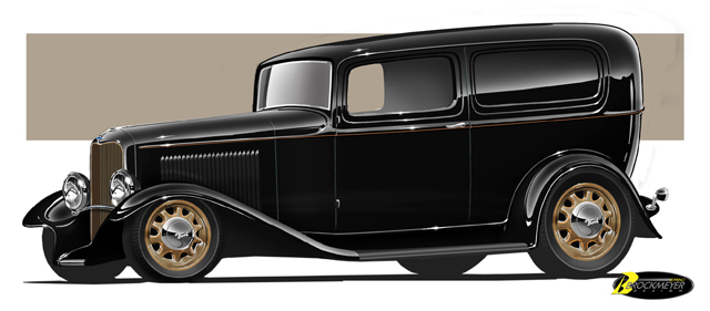 George Poteet's'32 Ford Sedan Delivery